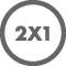 2x1